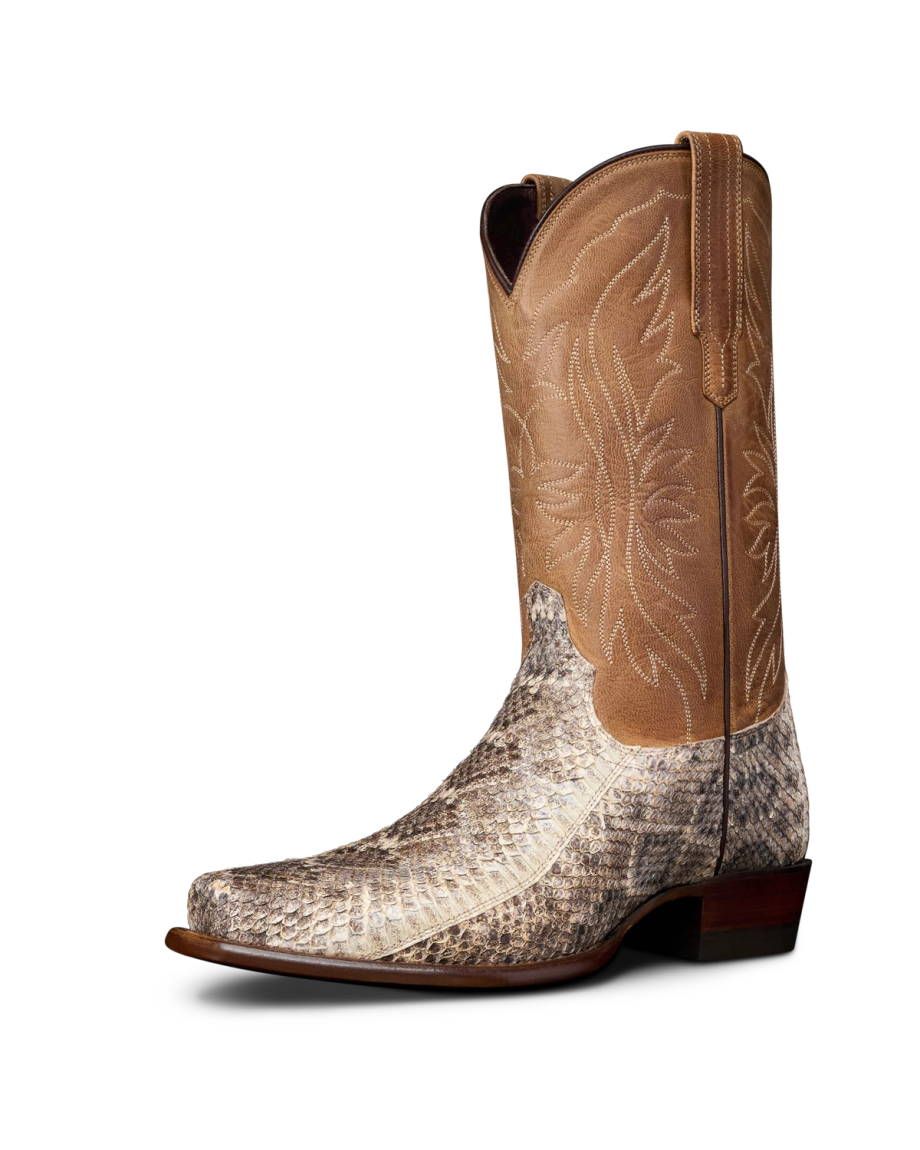 Quarterfront view of The Bowie - Natural Rattlesnake on plain background