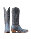Pair view of The Annie - Chambray Ostrich on plain background