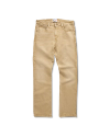 Front view of Men's Slim Straight Stretch Twill - Khaki on plain background