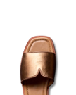 Toe view of The Carmen - Copper on plain background
