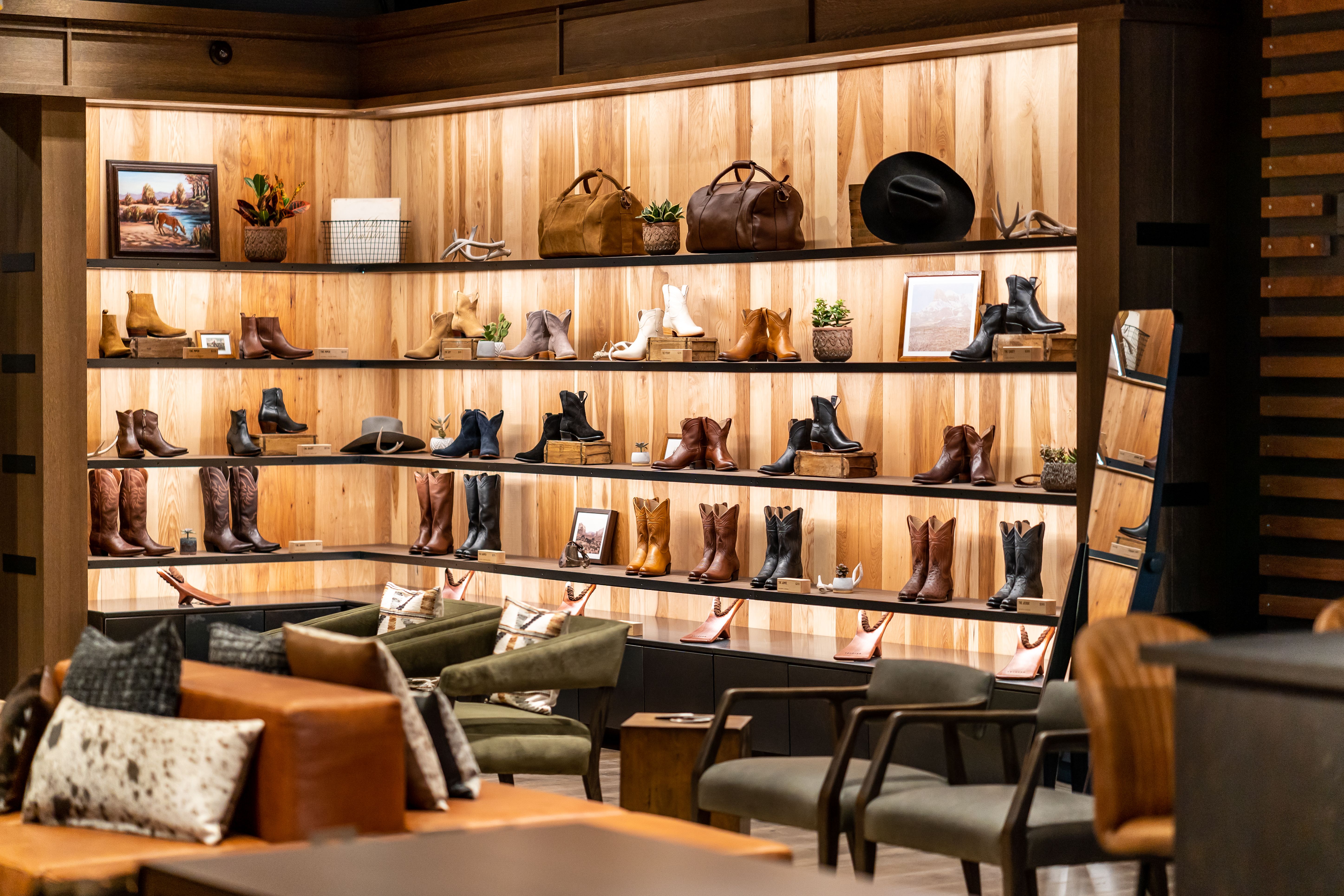 Image of the Tecovas Broadway store. 