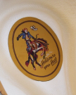 Inside view of The Belle Straw Cowgirl Hat - Natural on plain background