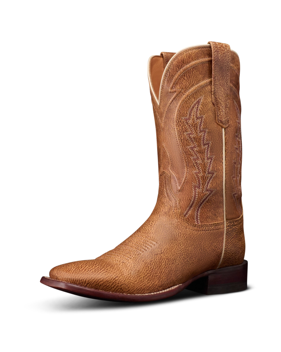 Quarterfront view of The Doc - Buckskin Deerskin on plain background