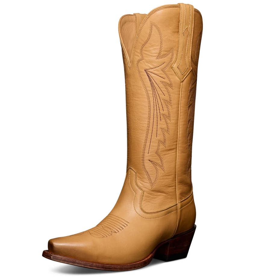 Quarterfront view of The Thomas Rhett Kasey - Vintage Tan on plain background