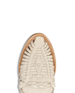 Toe view of The Maya - Bone Cowhide on plain background