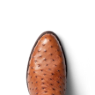 Toe view of The Dean - Pecan on plain background