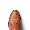 Toe view of The Zane - Pecan on plain background