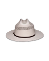 Front view of The Cruiser Straw Cowboy Hat - Natural on plain background