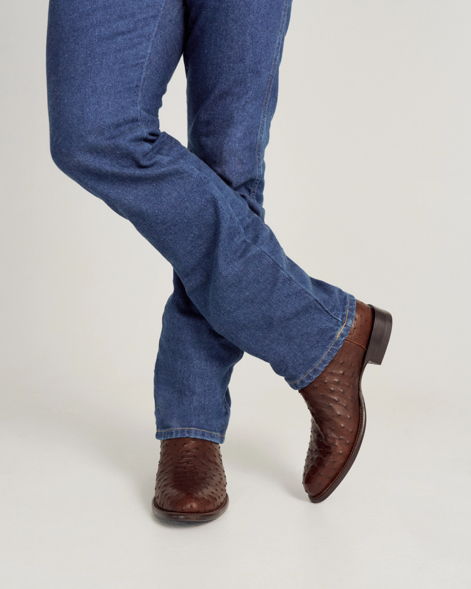 View of The Duke - Hazelnut Ostrich