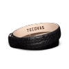 Back view of Men's Caiman Belt - Midnight on plain background