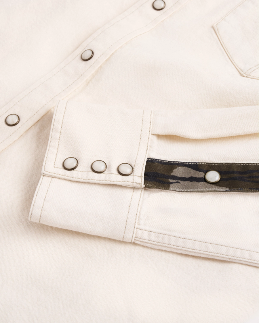Men's Tecovas x Mossy Oak Denim Pearl Snap | Tecovas