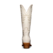 Back view of The Annie - Bone on plain background