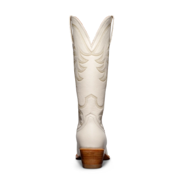 Back view of The Annie - Bone on plain background