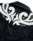 Closeup view of Women's L/S Applique Mini Dress - Black