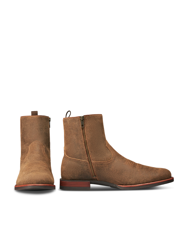 Pair view of The Wayne - Dustwood Suede on plain background