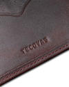 Closeup view of Men's Bifold - Chocolate