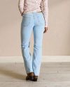 Full view of Women's Mid-Rise Bootcut Jeans - Light on model