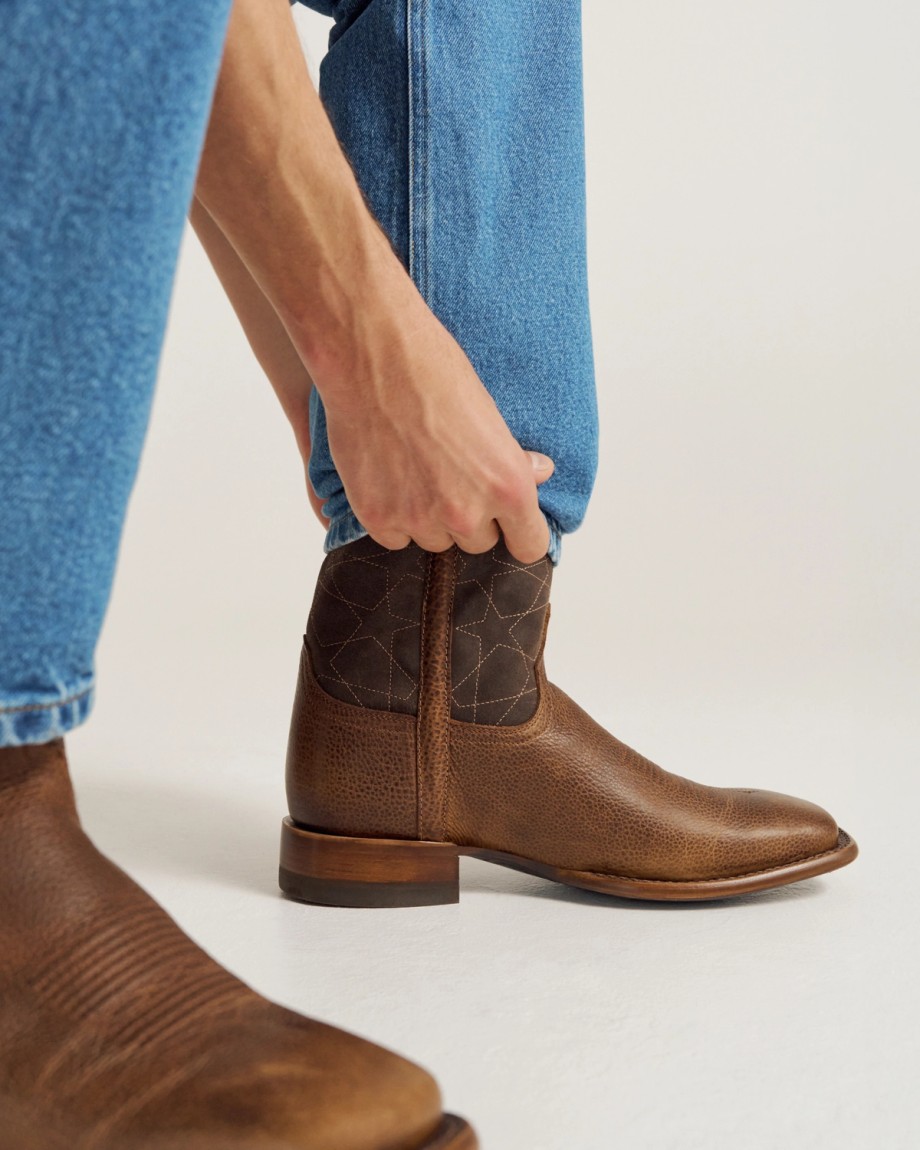 View of The Doc - Dark Chestnut / Coffee Cowhide