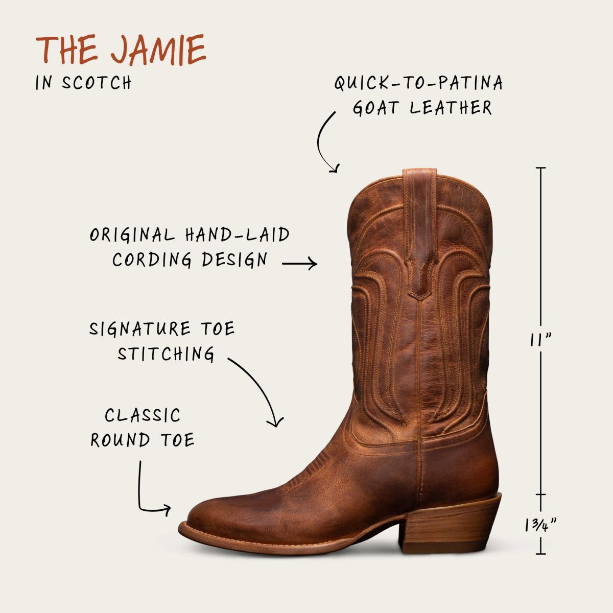 The Jamie Women's Cowgirl Boot - Scotch The Jamie - Scotch | Tecovas