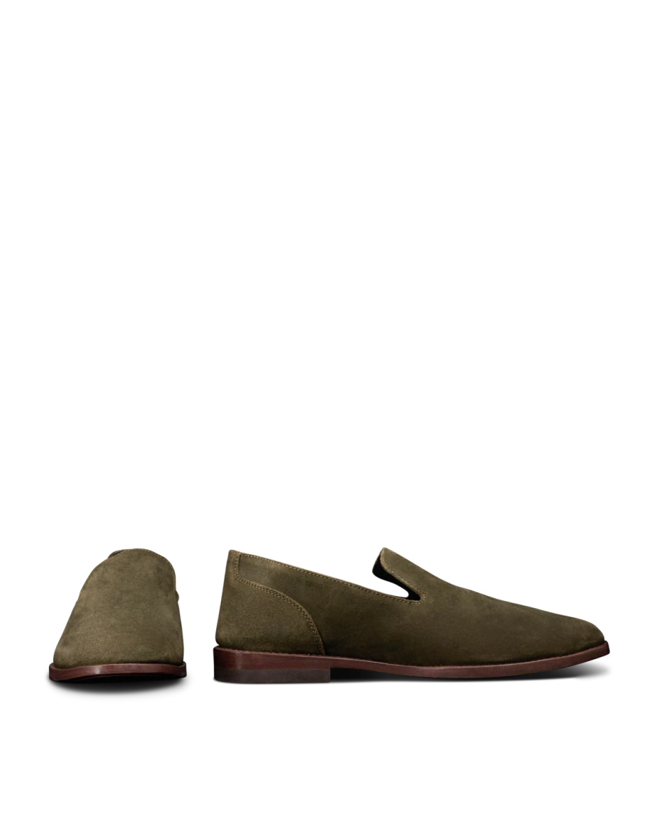 Pair view of The Monterrey - Olive on plain background