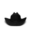 Back view of Hat Band - Jet Black on plain background