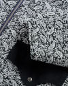 Closeup view of Women's Liner Jacket - Black / White