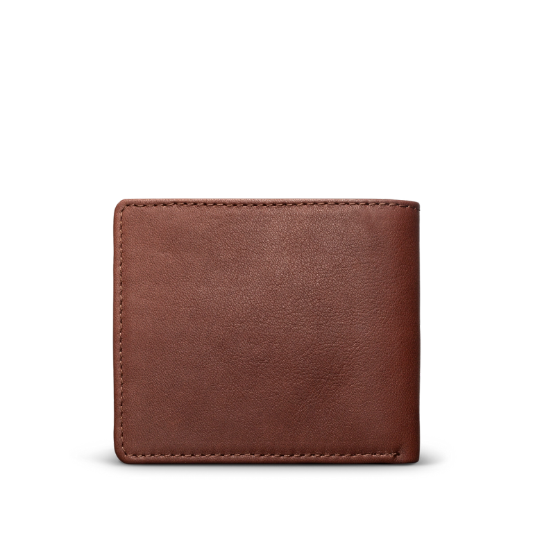 Two-Tone Wallet in Calf Leather