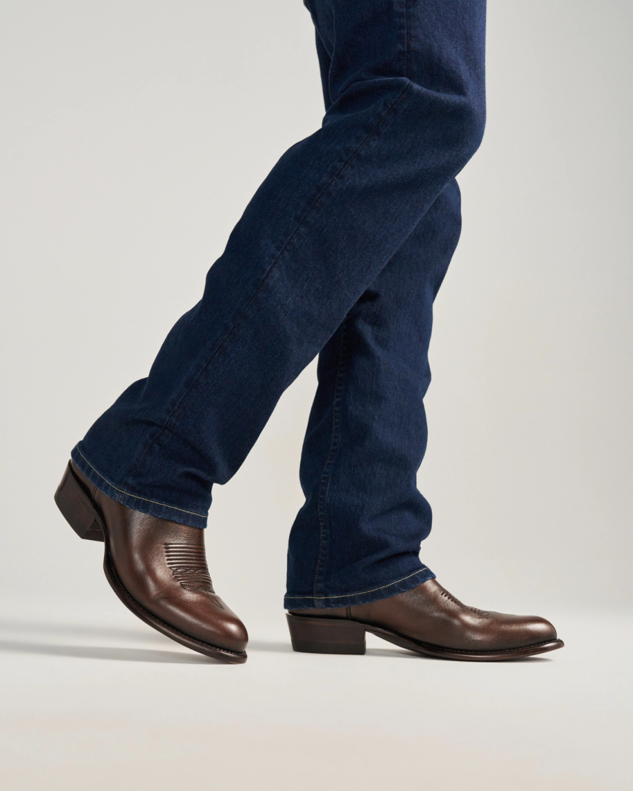 View of The Cartwright - Iced Tea Cowhide