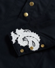 Closeup view of Women's L/S Applique Mini Dress - Black