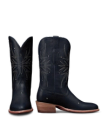 Pair view of The Jamie Firework - Atlantic Blue Cowhide on plain background