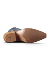 Sole view of The Annie Monarch - Navy on plain background