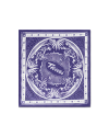 Front view of Gameday Bandana - Purple on plain background