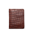 Front view of Bifold Card Case - Walnut on plain background