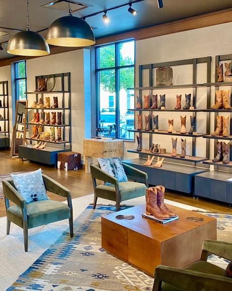 Interior of the Tecovas store in Southlake Town Square