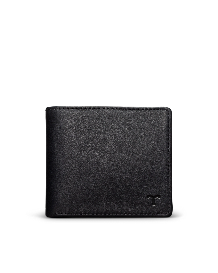 The Cowhide Billfold - Black cowhide | Tecovas