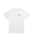 Front view of Men's General Store T-Shirt - Bone/Green on plain background