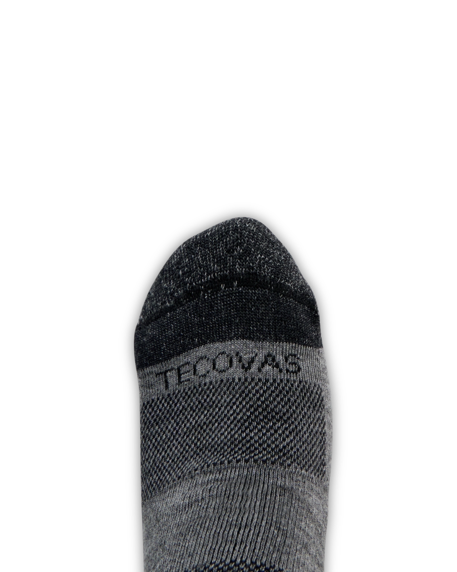 View of Mid-Calf Sock (3 Pack) - Tan / Dark Gray / Brown