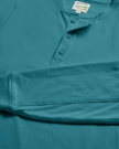 Closeup view of Men's Henley  LS - Hydro