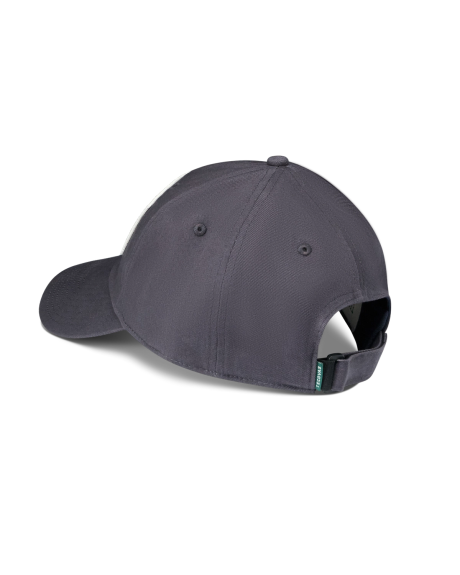 Quarterback view of General Store Dad Hat - Washed Navy on plain background