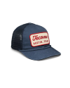 Quarterfront view of Mechanic Trucker - Washed Blue on plain background