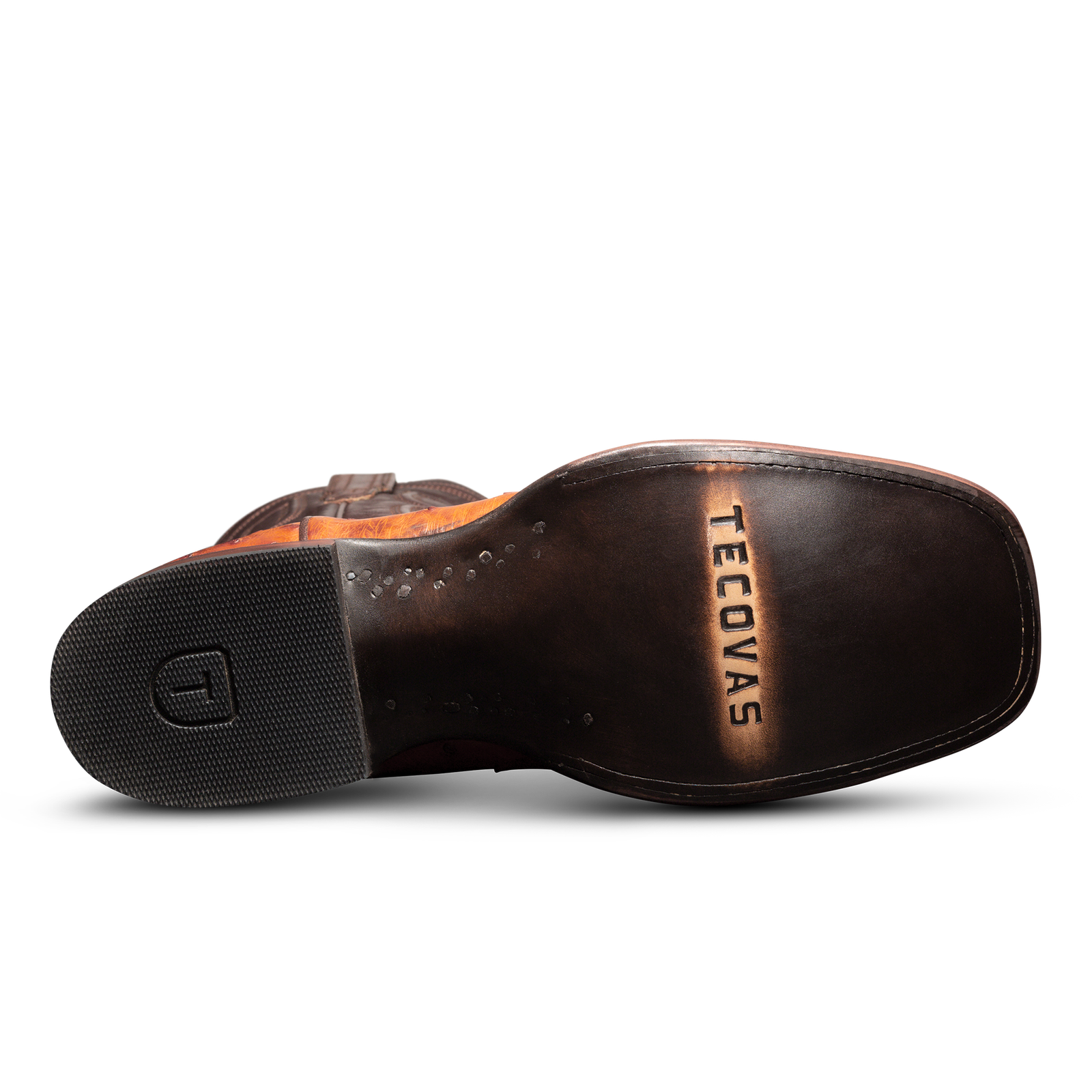 Men's Broad Square Toe Ostrich Boots | The Emmitt - Pecan | Tecovas