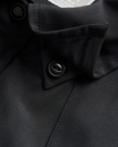 Closeup detail view of Men's Performance Western Pearl Snap SS - Classic Fit - Black