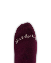View of Giddy Up Ankle Sock (2-Pack) - Cream / Burgundy