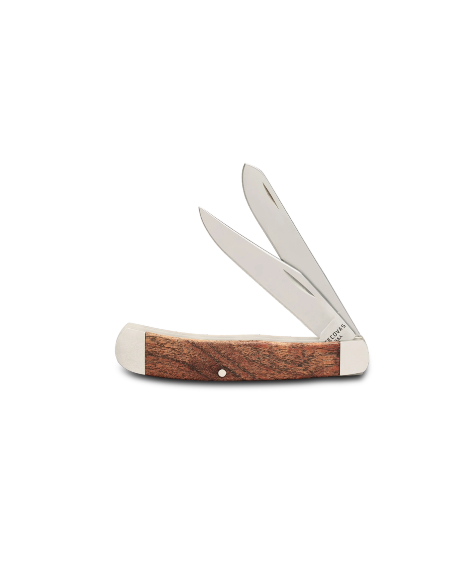 Front view of Mesquite Trapper Knife - Natural on plain background
