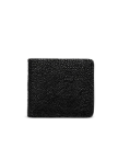 Front view of Men's Stingray Billfold - Jet Black on plain background