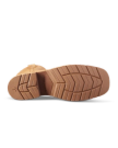 Toe view of The Rugged Square Toe - Saddle on plain background