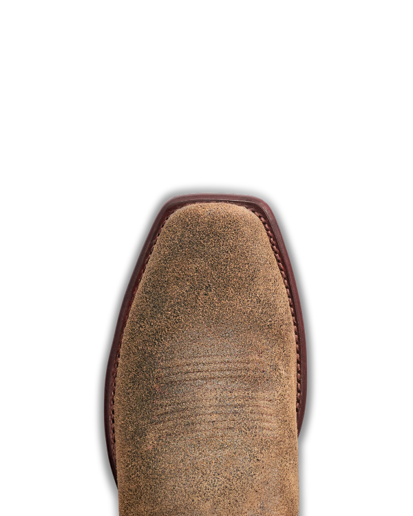 Toe view of The Parker - Dustwood Roughout on plain background