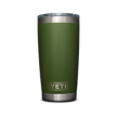 Back view of YETI R20 - Bronco / Highland Olive - Olive on plain background