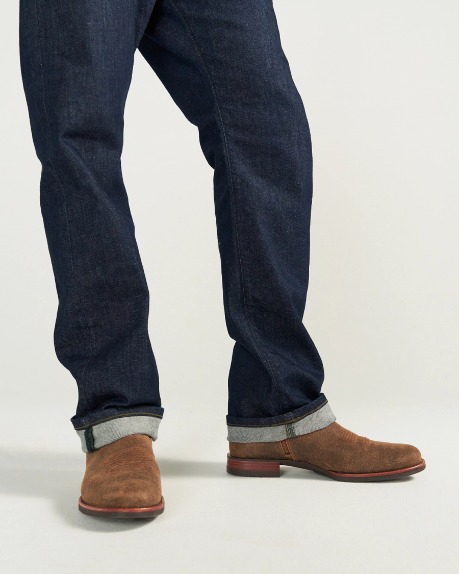The Wayne in Dustwood Suede - Men's Zip Boot | Tecovas