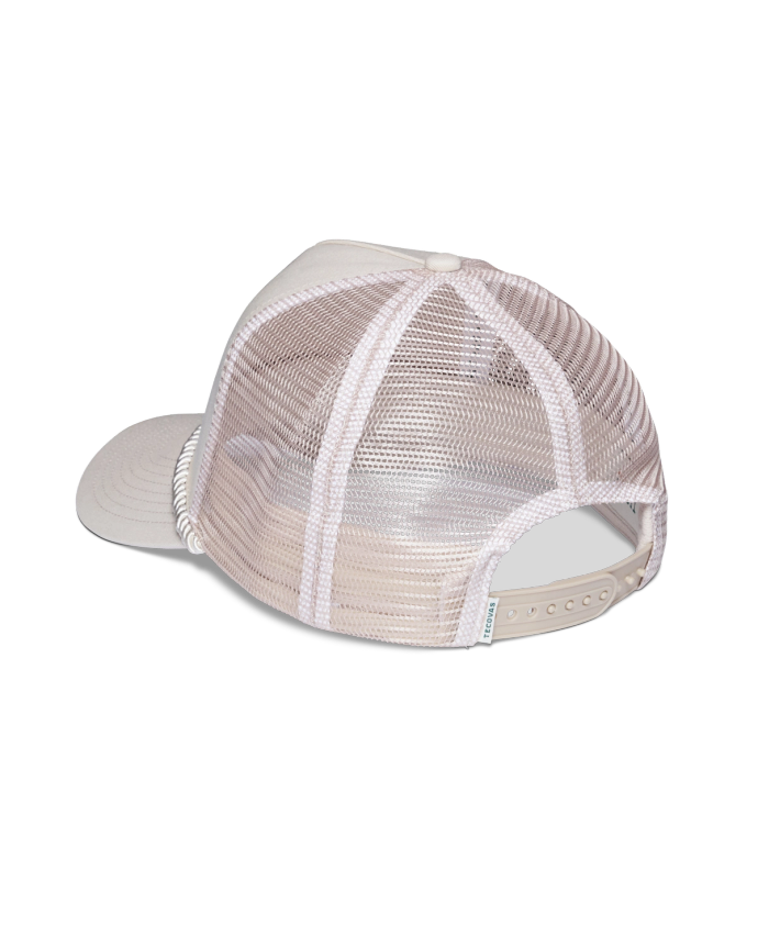View of Soco Patch Five-Panel Trucker - Cream